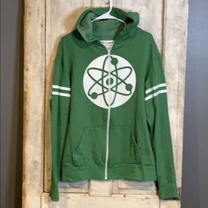 Big Bang theory atomic green hoodie
